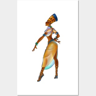 African Queen of the Moors Posters and Art